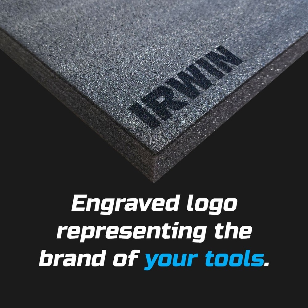 IRWIN DARK shadow foam tool tray insert storage organizer toolbox tool kit set