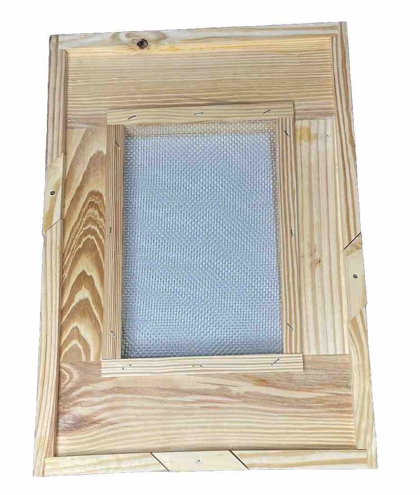 8 Frame Pine Double Screen Board (Snelgrove) for Langstroth bee hive