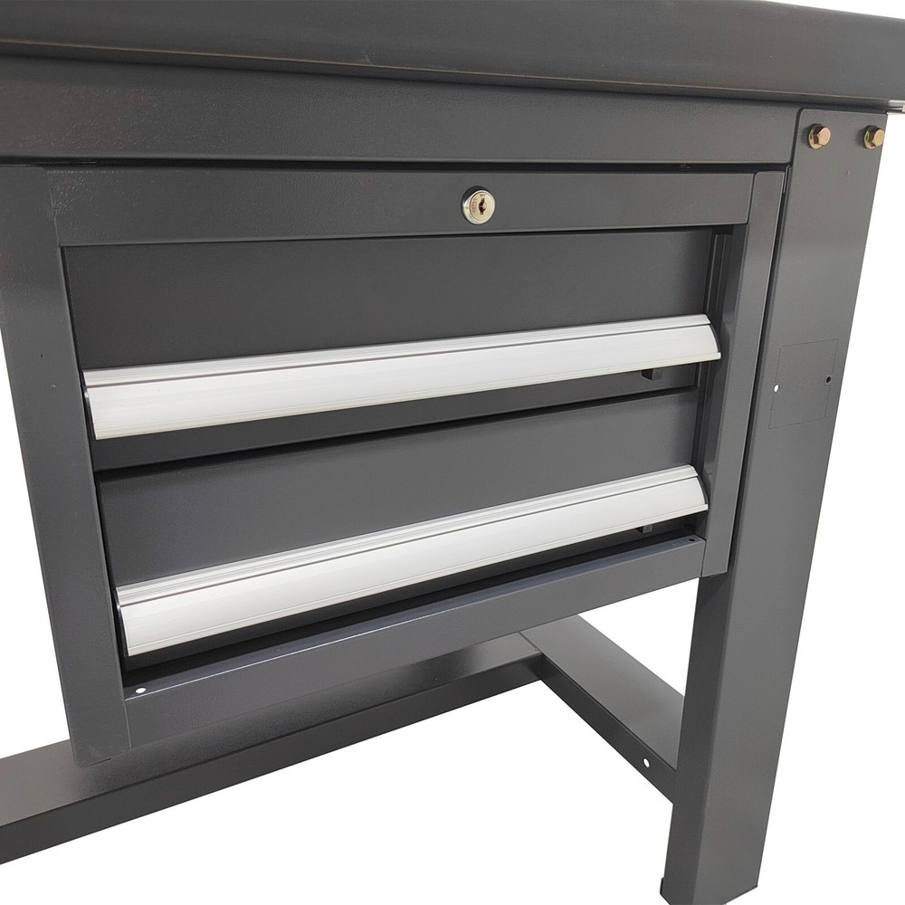 Anti-static Workbench Factory Assembly Line Operating Table Double Drawers