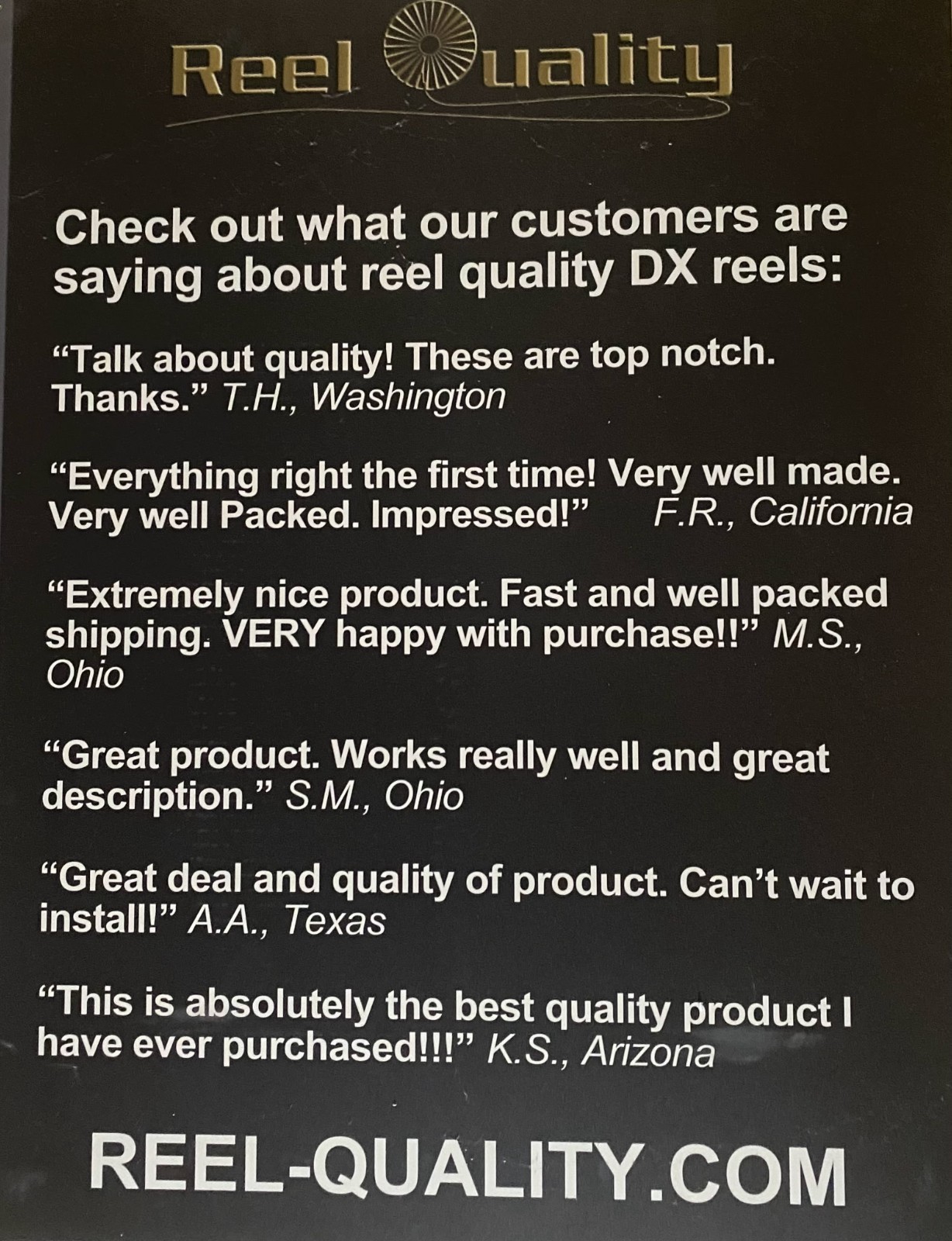 Reel Quality Products DDX1445 Double Stacked Welding Lead Reels **NEW**