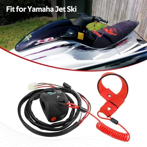 F0D-68310-01-00 Handlebar Start Stop Kill Switch Box Aassy & Safety Lanyard