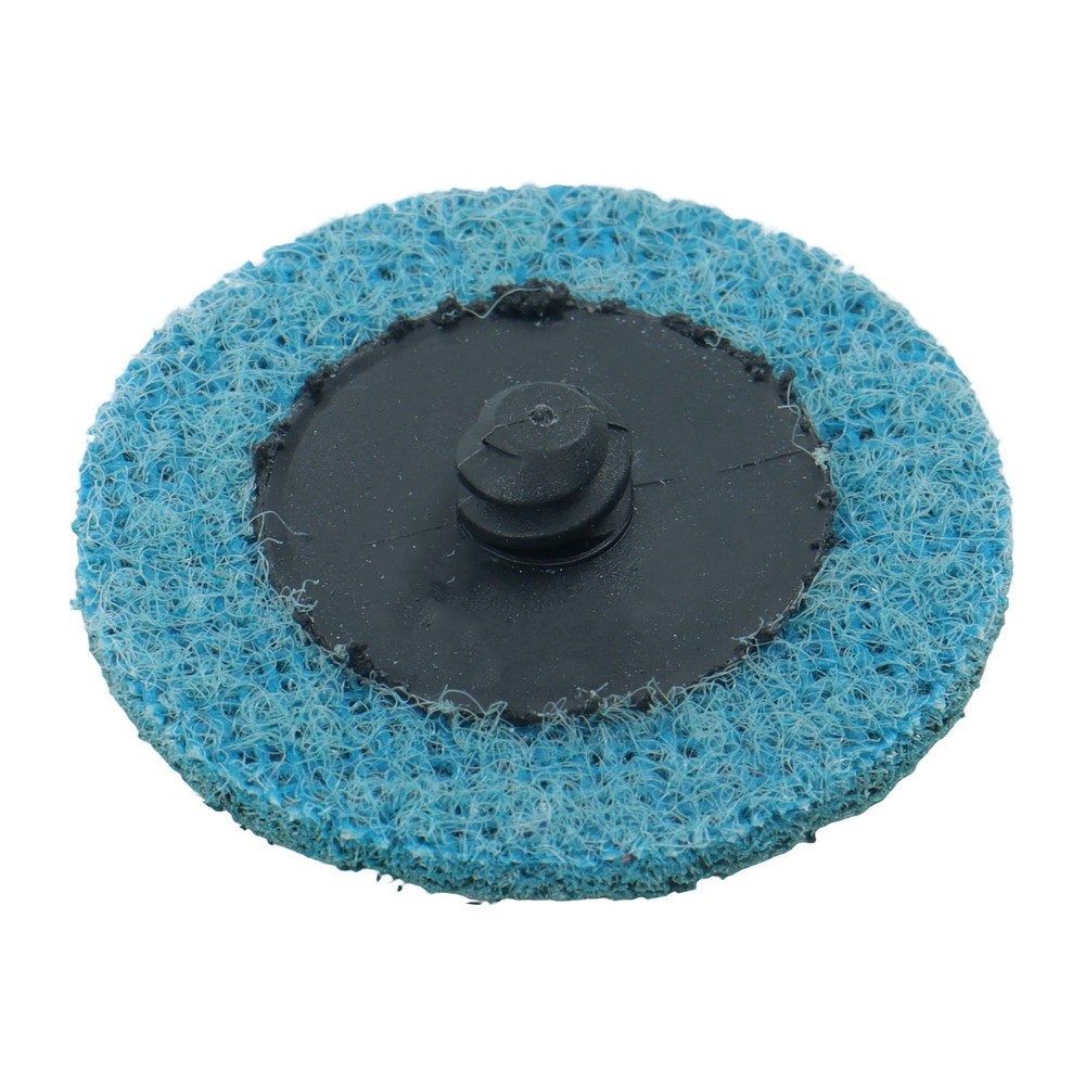 25 Pcs 2" Blue Fine Prep Pad Discs Surface Conditioning Quick Change Discs