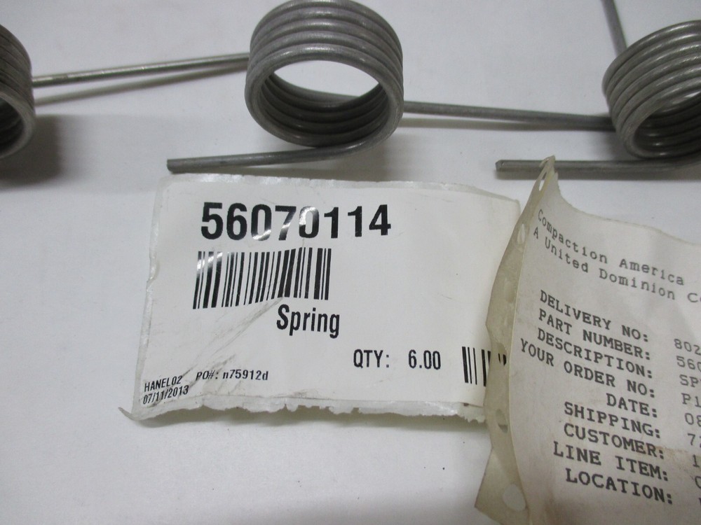 56070114 BOMAG SPRING NEW