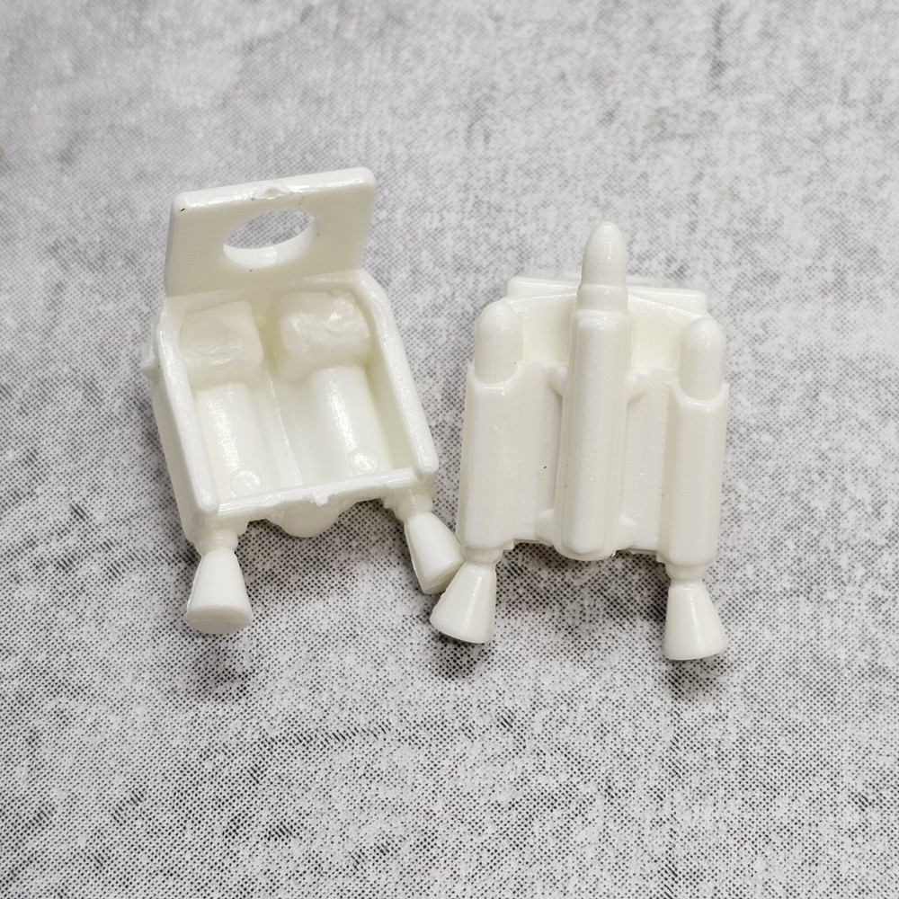 4pack White Booster Pack Blocks Accessory for Minifigures Wdb01 Mandalorian