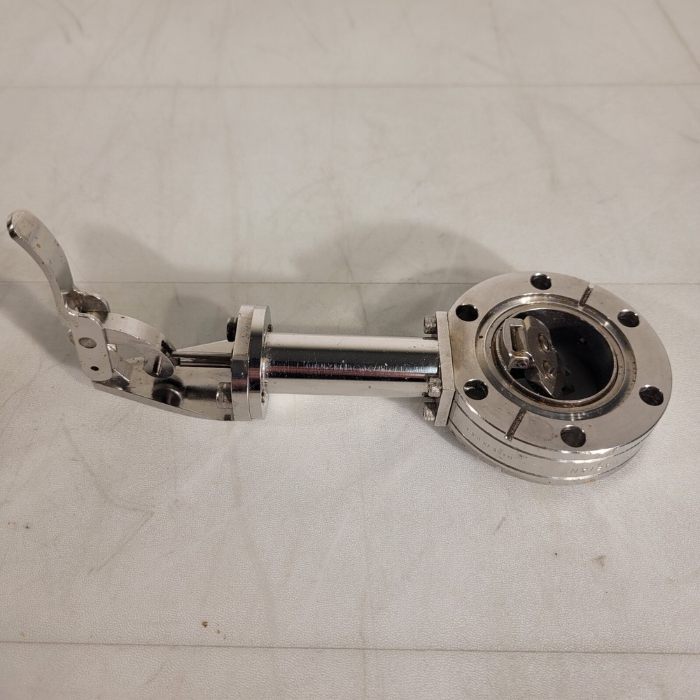 Varian 2.75" DN35CF Conflat Flange Manual Window Actuator Valve Component