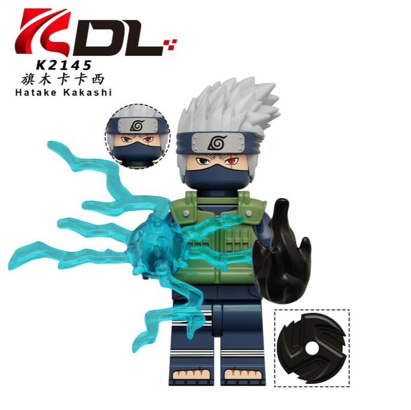 2-inch Custom Kakashi Miniature Figure with Base, New/Mint