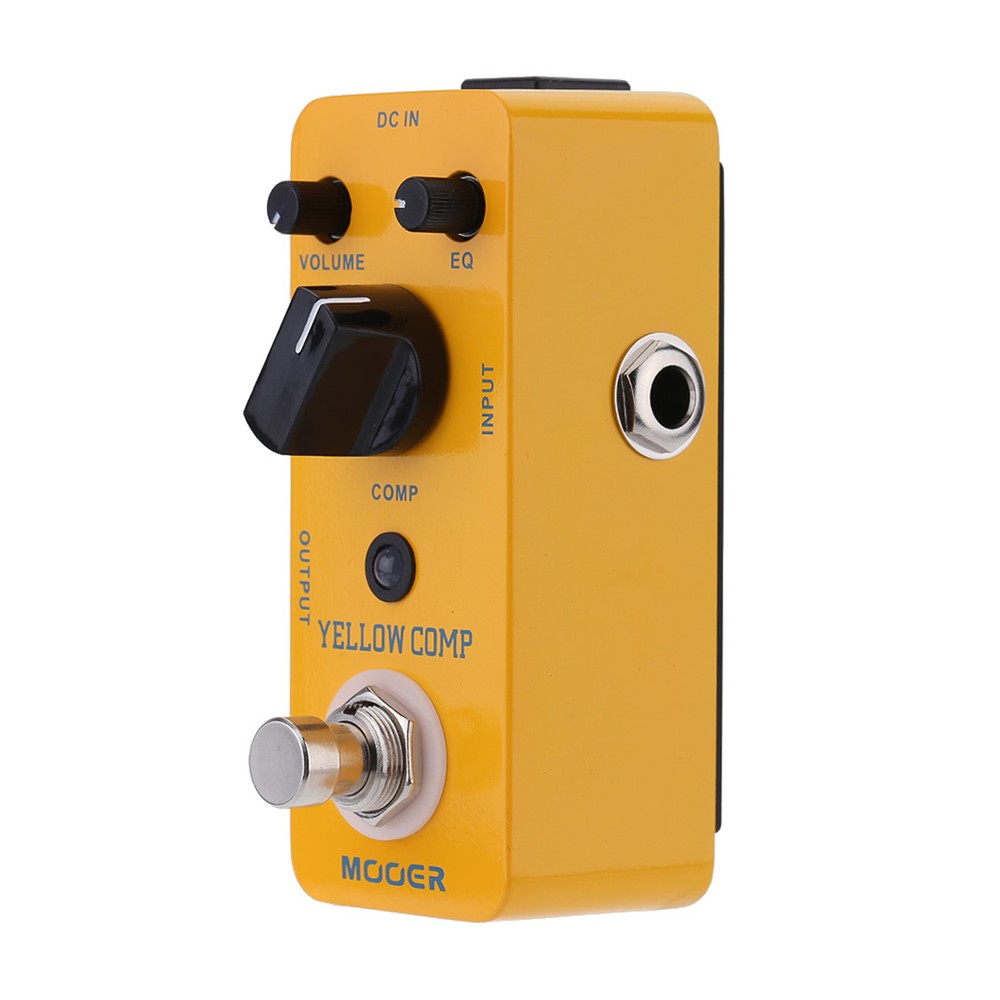 MOOER Yellow Comp Optical Compressor Electric Guitar Effect Pedal True Bypass