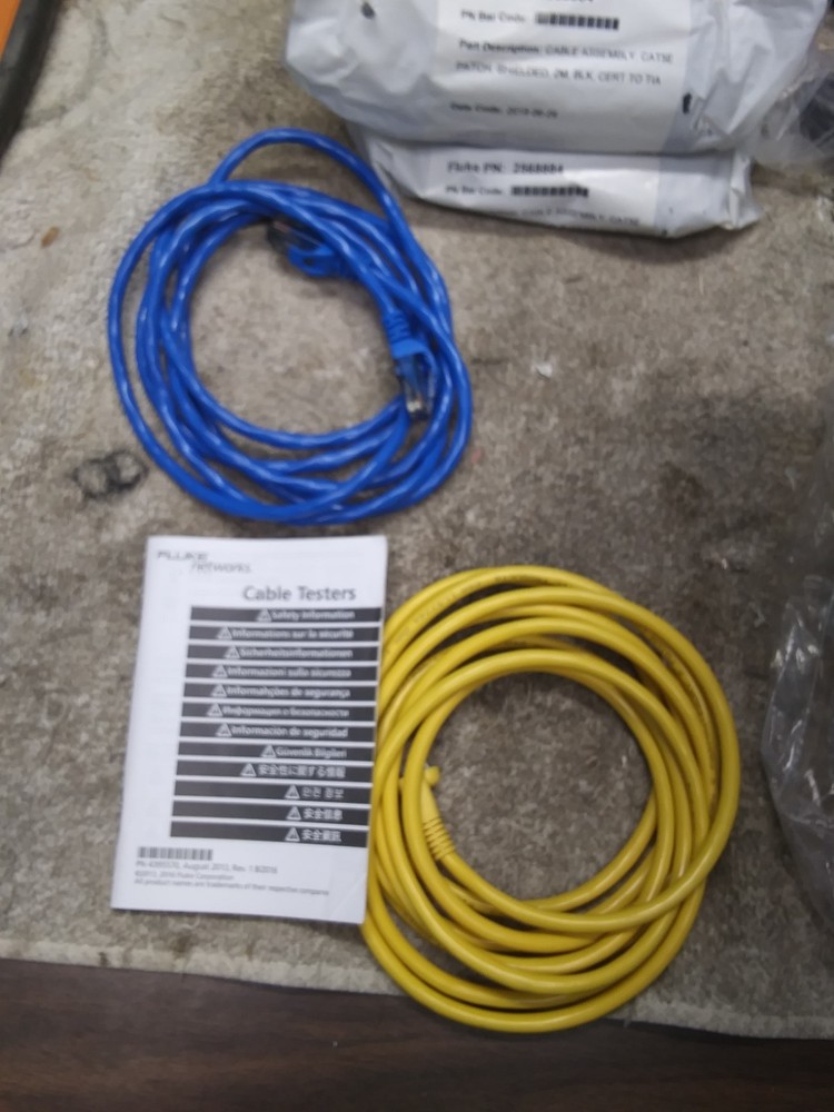 Fluke Networks CableIQ Qualification Tester Kit CIQ-100 MINT