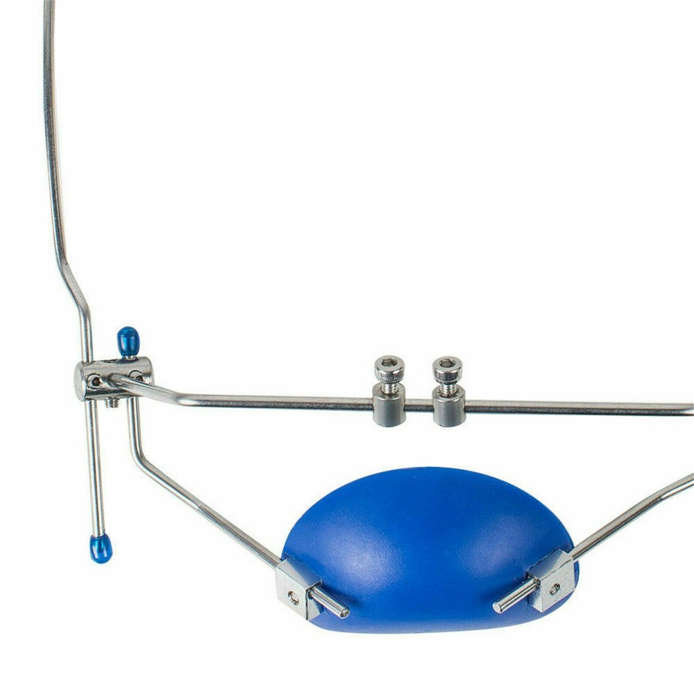 Dental Orthodontic Headgear Reverse-Pull Protraction Adjustable Blue Facemask