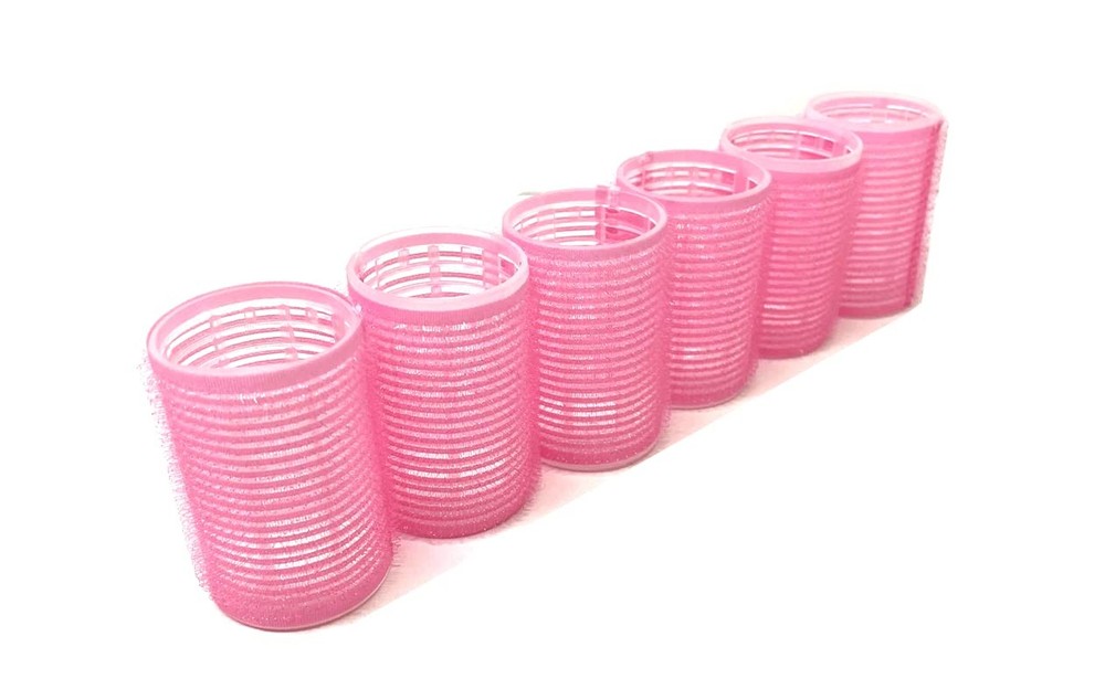 1-1/2” Self Grip Hair Rollers - 6 Count assort