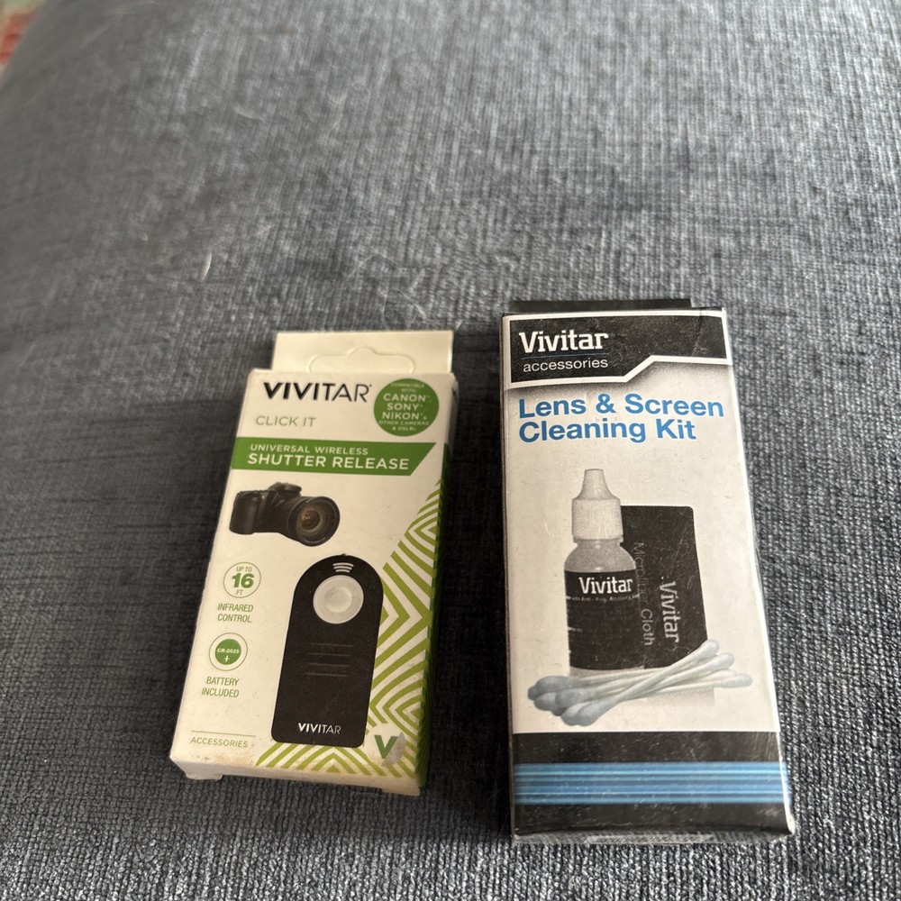 Vivitar VIV-RC6 Universal Wireless Shutter Release (Black) - NEW