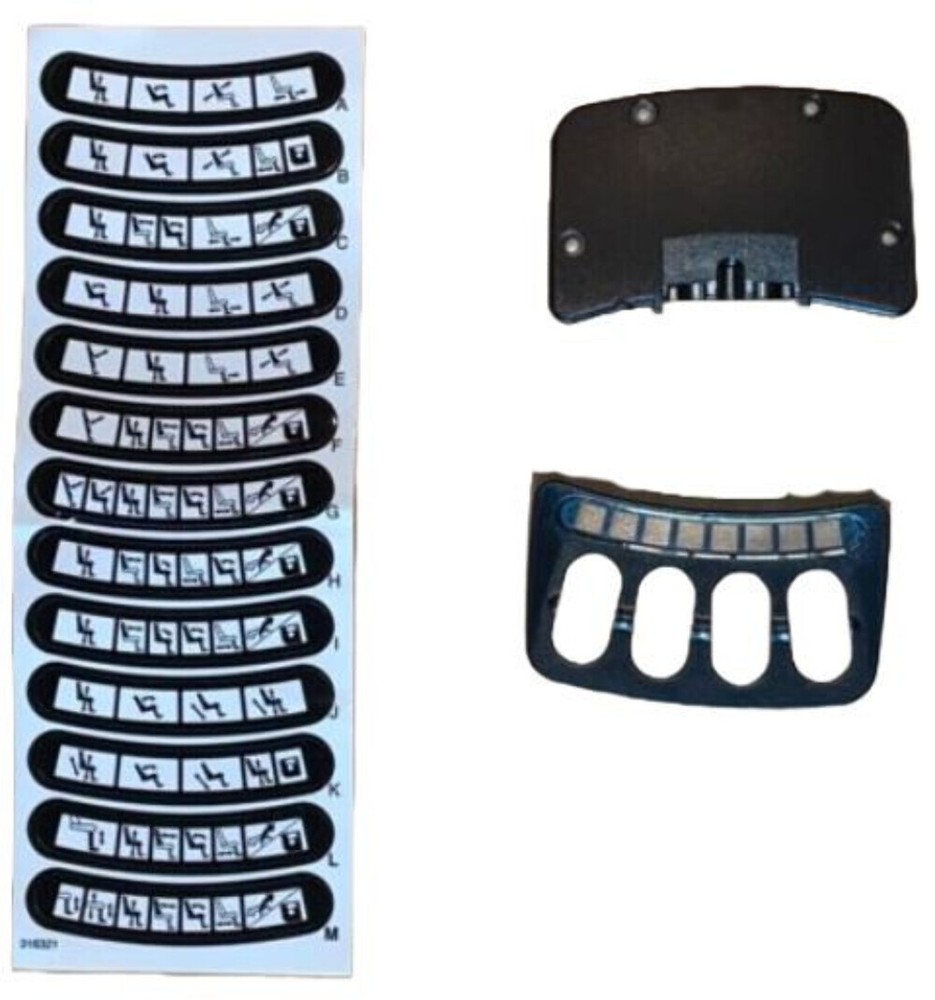 Permobil ICS Switchbox Top/Bottom Covers with Decals