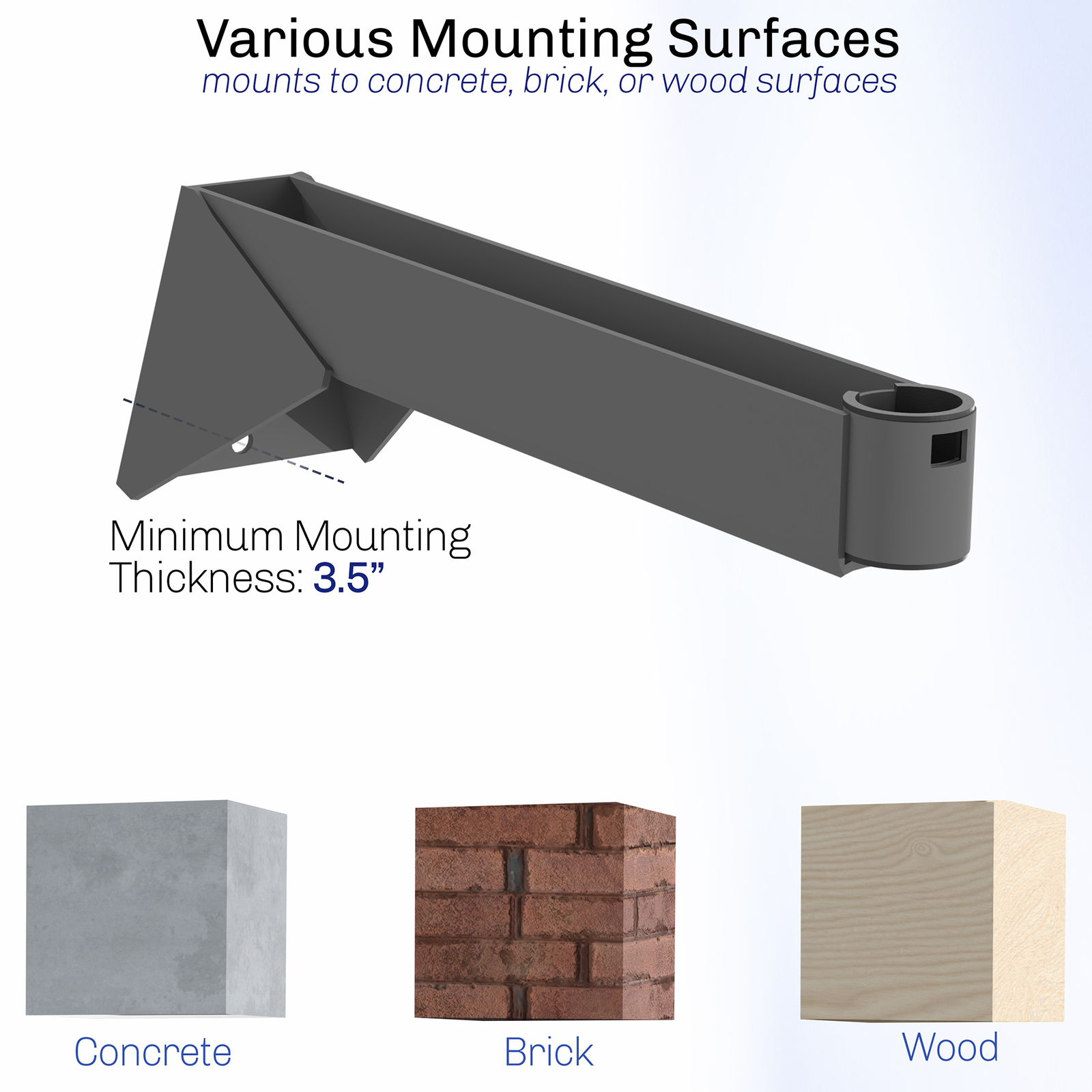 VIVO Long Arm Wall Mount Designed for Starlink Gen2 Internet Satellite Dish