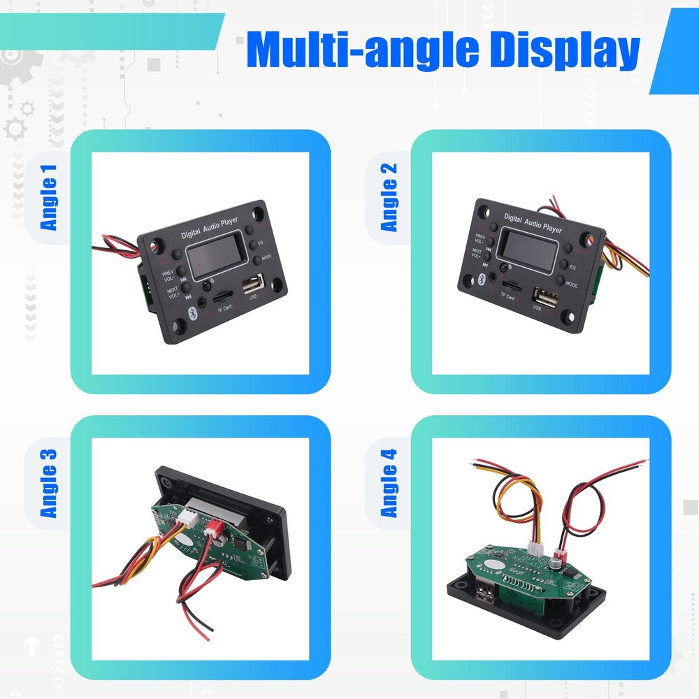 1pc Bluetooth MP3 Decoder Board with External Microphone Function M8D51236