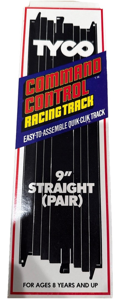 1 Case ( 24) Vintage TYCO Command Control Racing Track 9" Straight Pair 6432