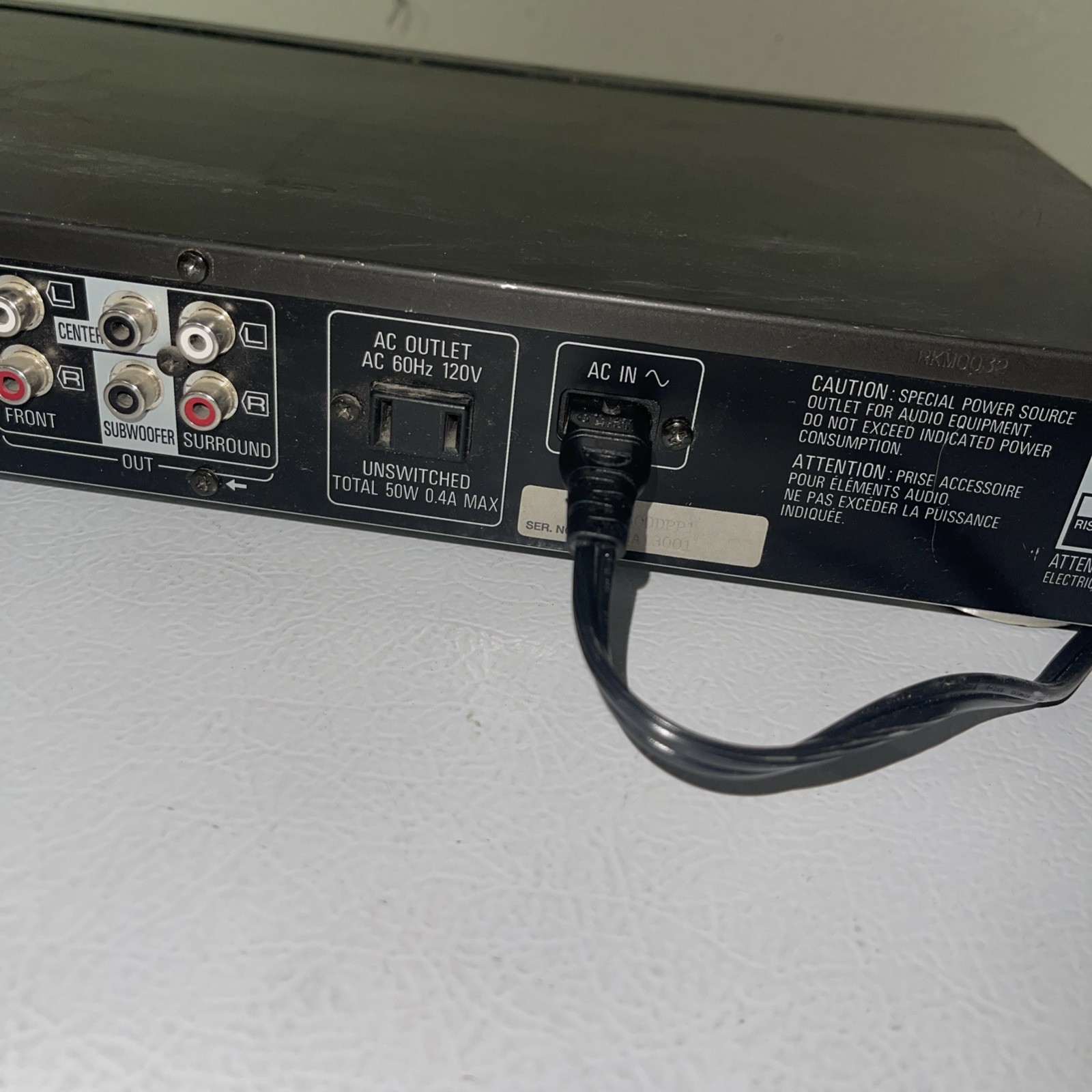 Technics SH‑AC500D Digital Signal Processor –Dolby Digital / Surround Sound Used