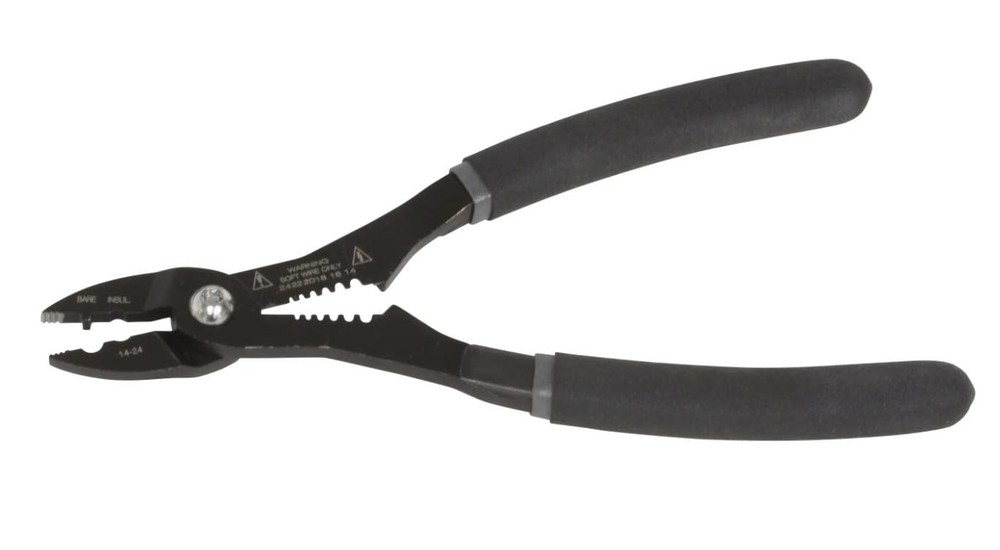 Lisle 68250 Compact Multi Function Wire Stripper, 14 24 Gauge Factory