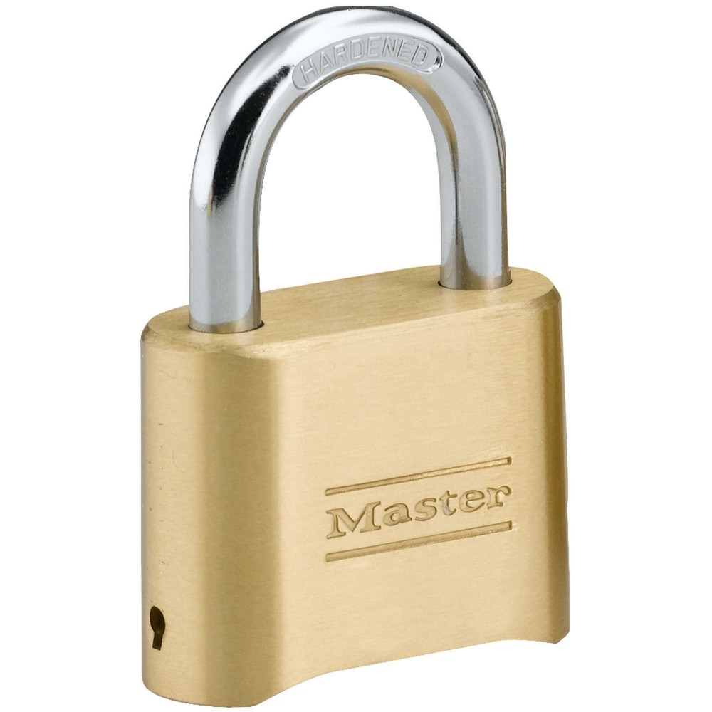 Master Lock Combination Padlock 5/16” x 1” x 1” Shackle