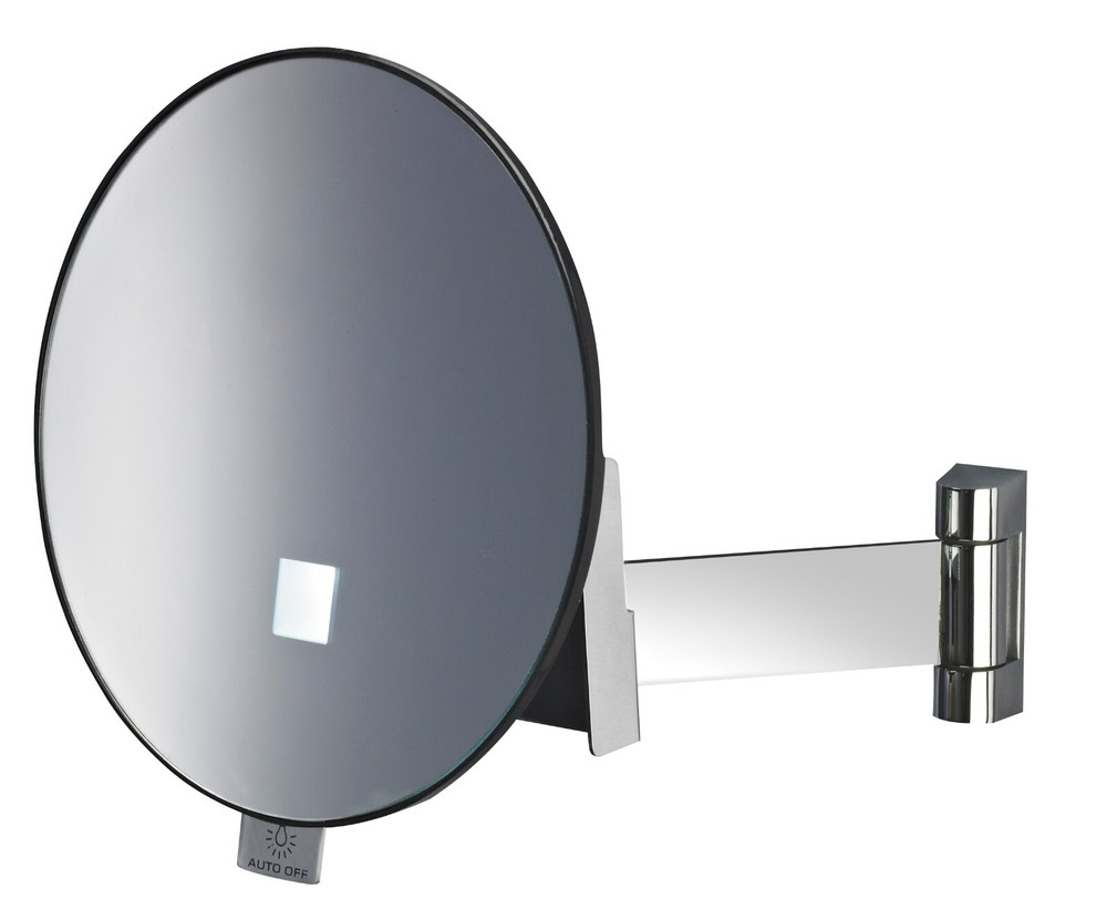 JVD ECLIPS Round Mirror with light - Flat arm