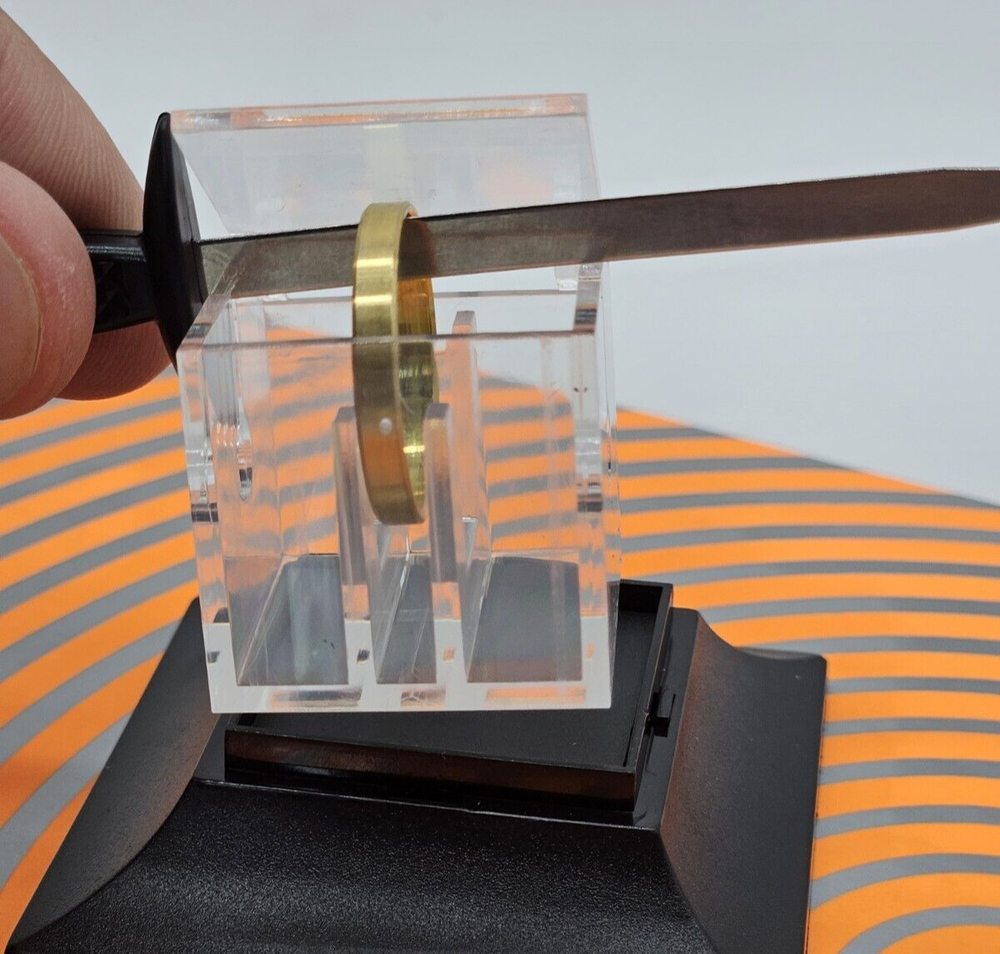 Magic Trick - Sword Through Box and Ring - Penetration Illusion Prop 3A