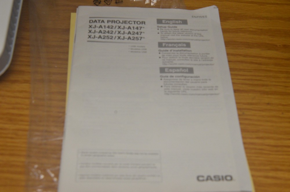 Casio Data Projector XJ-A252 (4-A)
