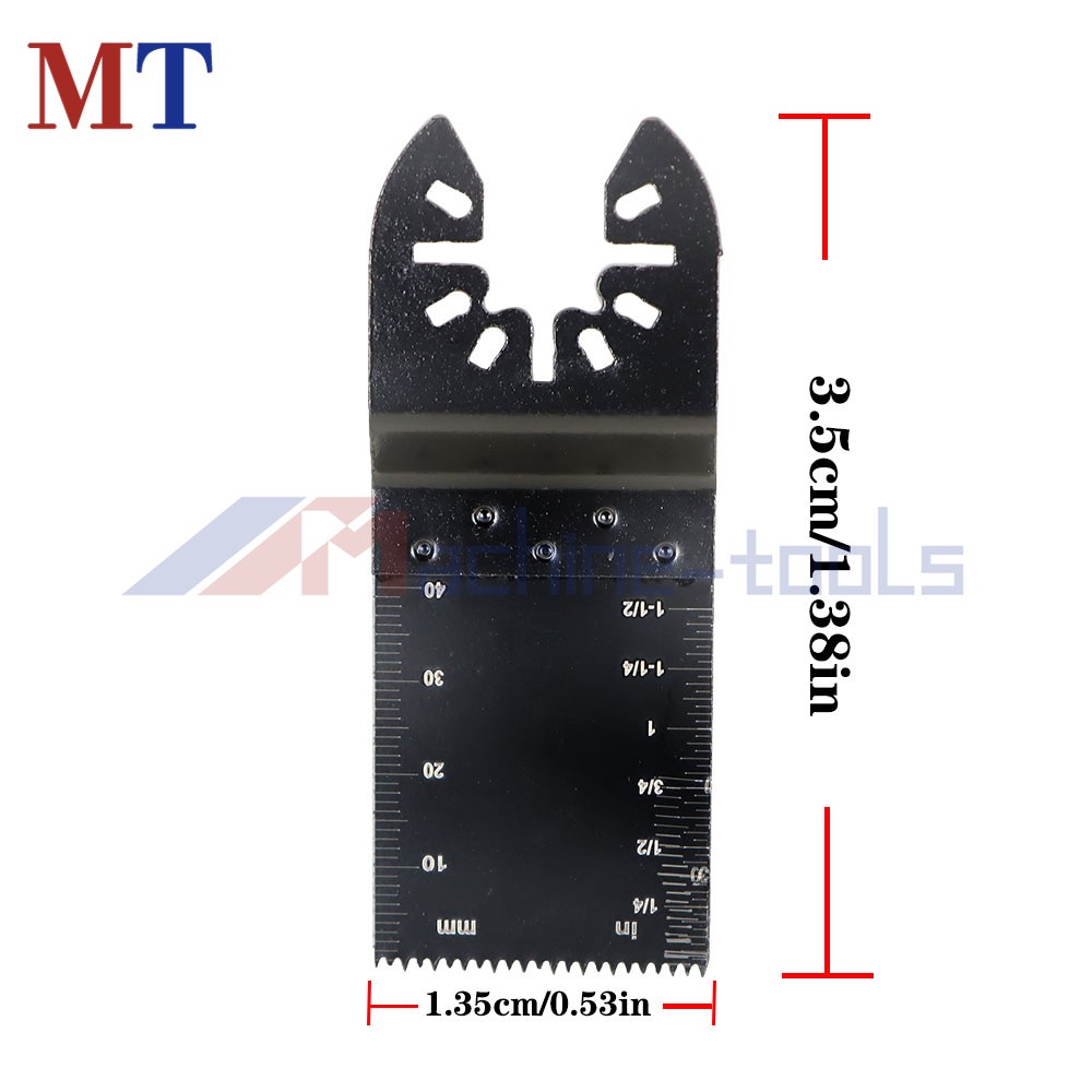 48 Pcs Metal Wood Universal Oscillating Multitool Quick Release Saw Blades Kit