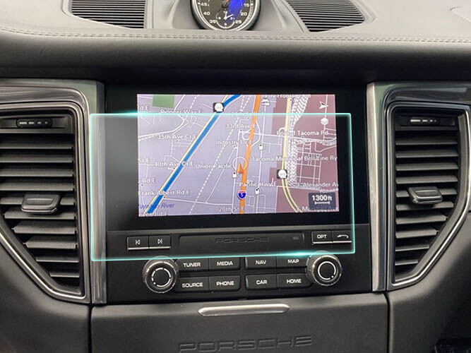 Crystal Clear Screen Protector for 2017 Porsche Macan Vehicle Navigation