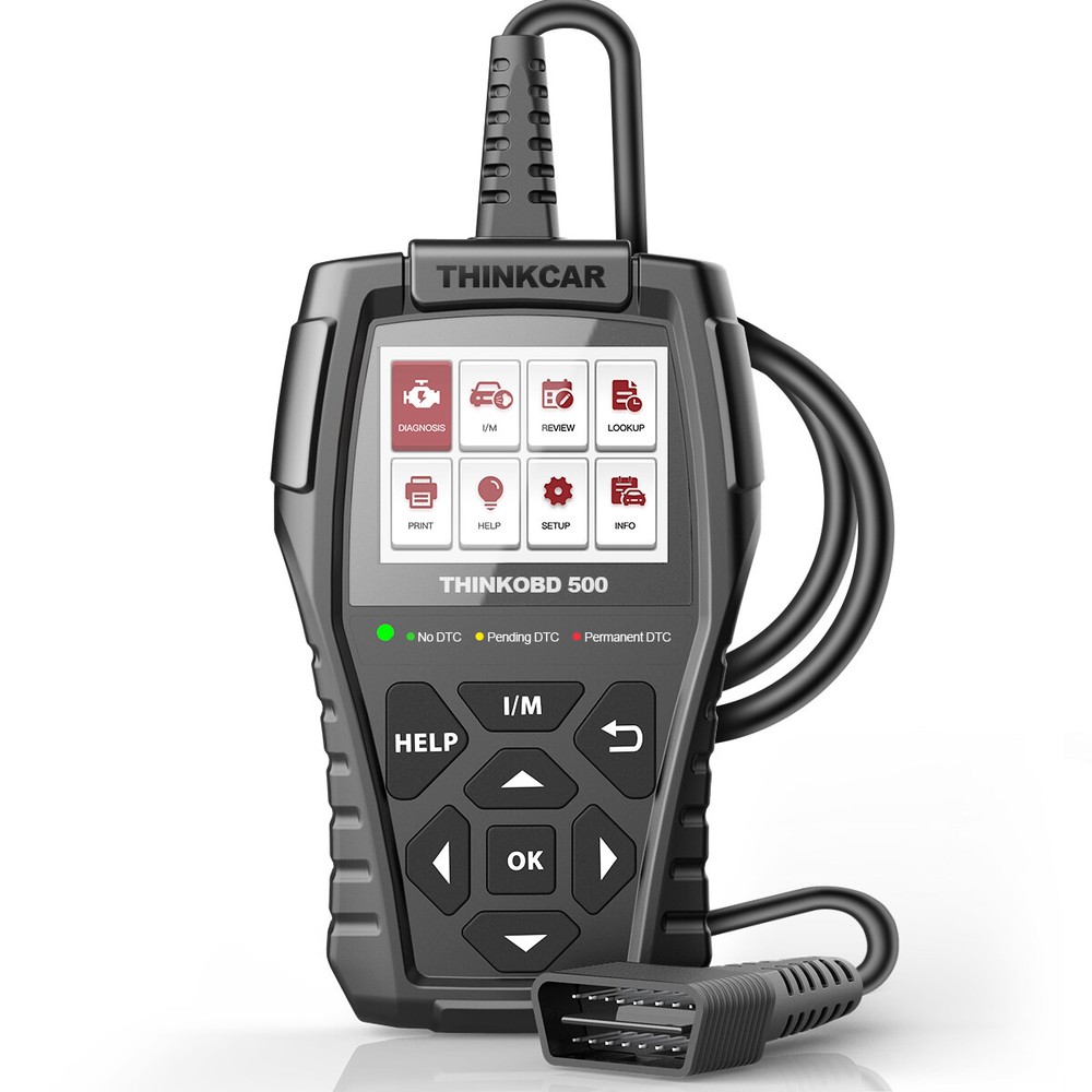 2024 THINKOBD 500 OBDII Code Reader EOBD Car Check Engine Fault Diagnostic Tool