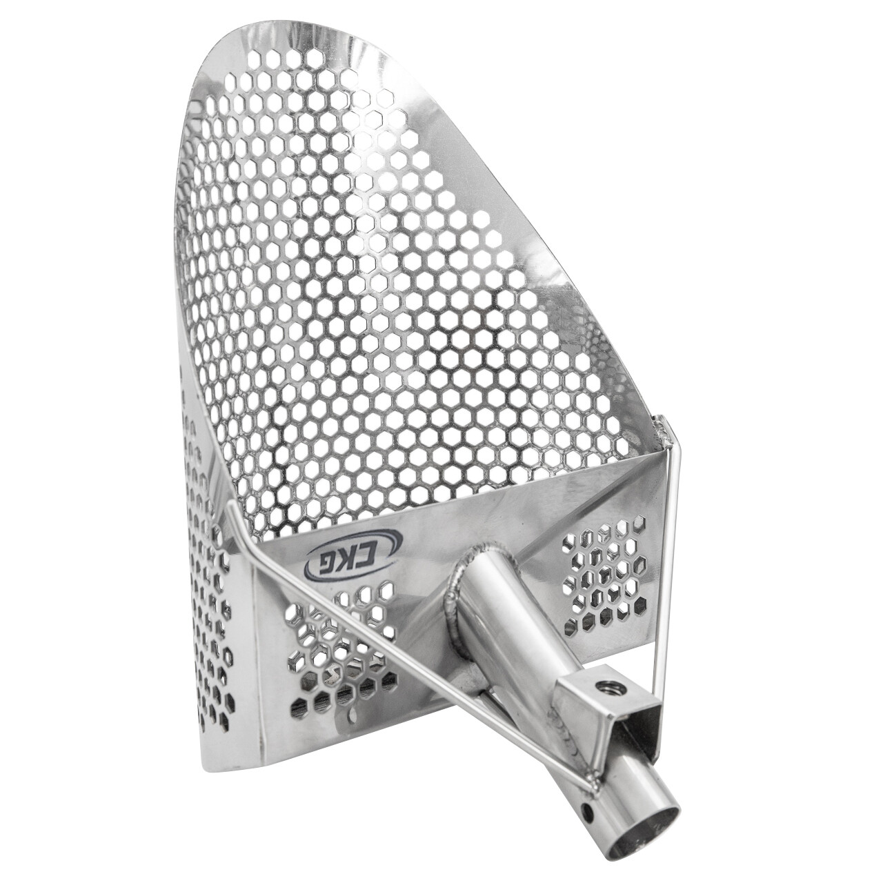 CKG Beach Sand Scoop Metal Detector Shovel Sifter Long Carbon Fiber Handle Pole