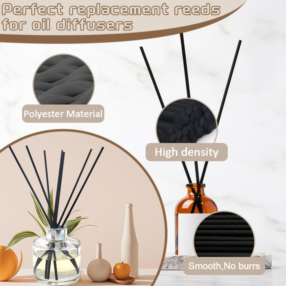 100PCS Aromatherapy Volatile Sticks，Reed Diffuser Sticks 3Mm in Diameter, Rattan