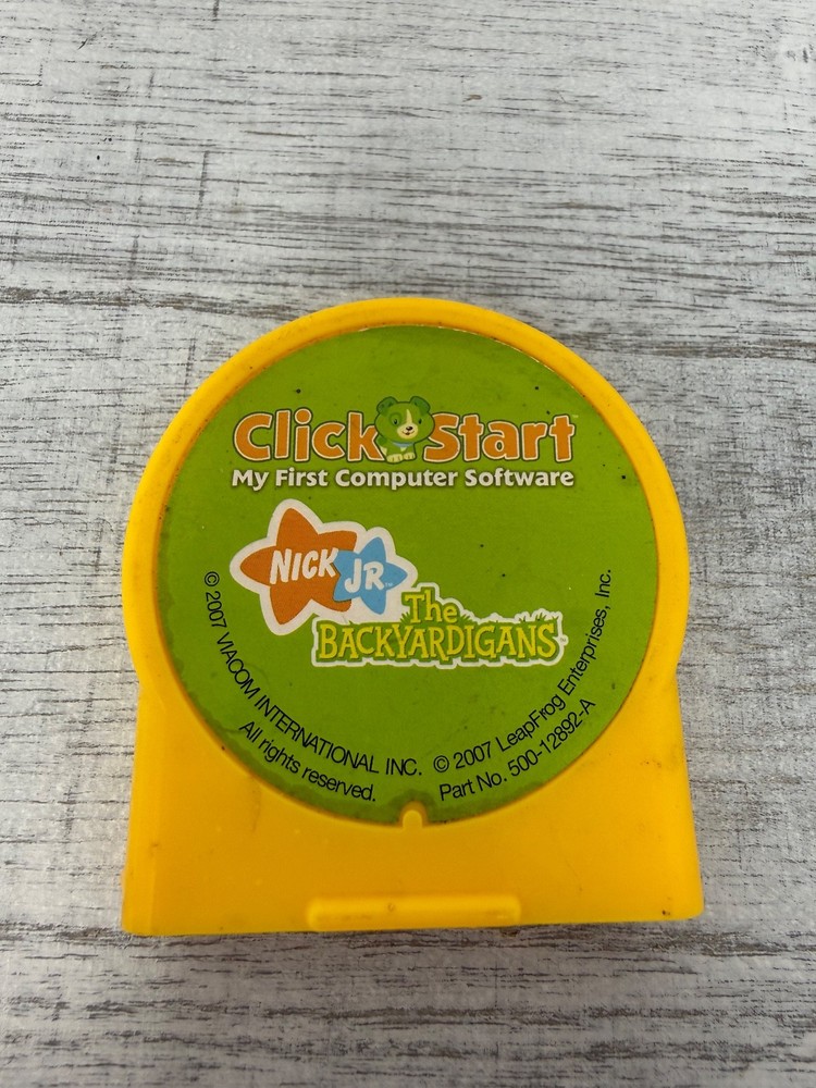 Click Start My First Computer BACKYARDIGANS Game Cartridge