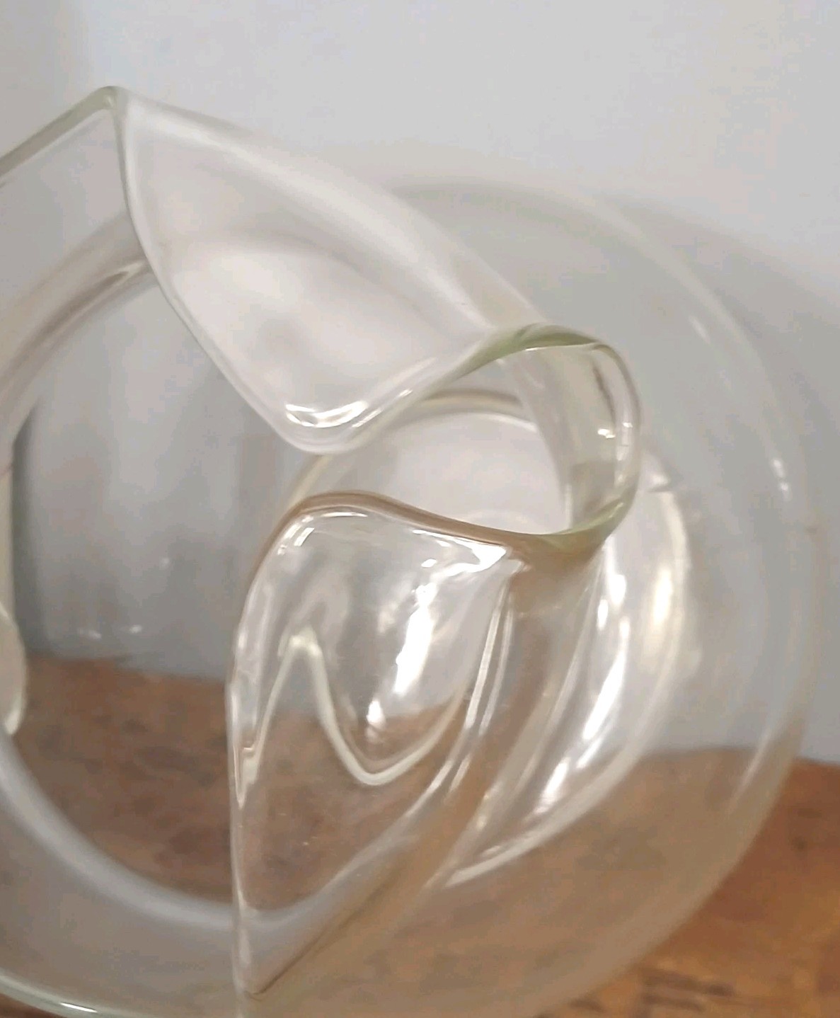 90 oz. Hand Blown Clear Glass Beverage Pitcher Clearly Glassware by Caisa - New