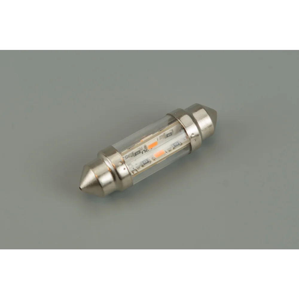 LED Festoon Lamp 12V AC/DC - 8 LED Chips