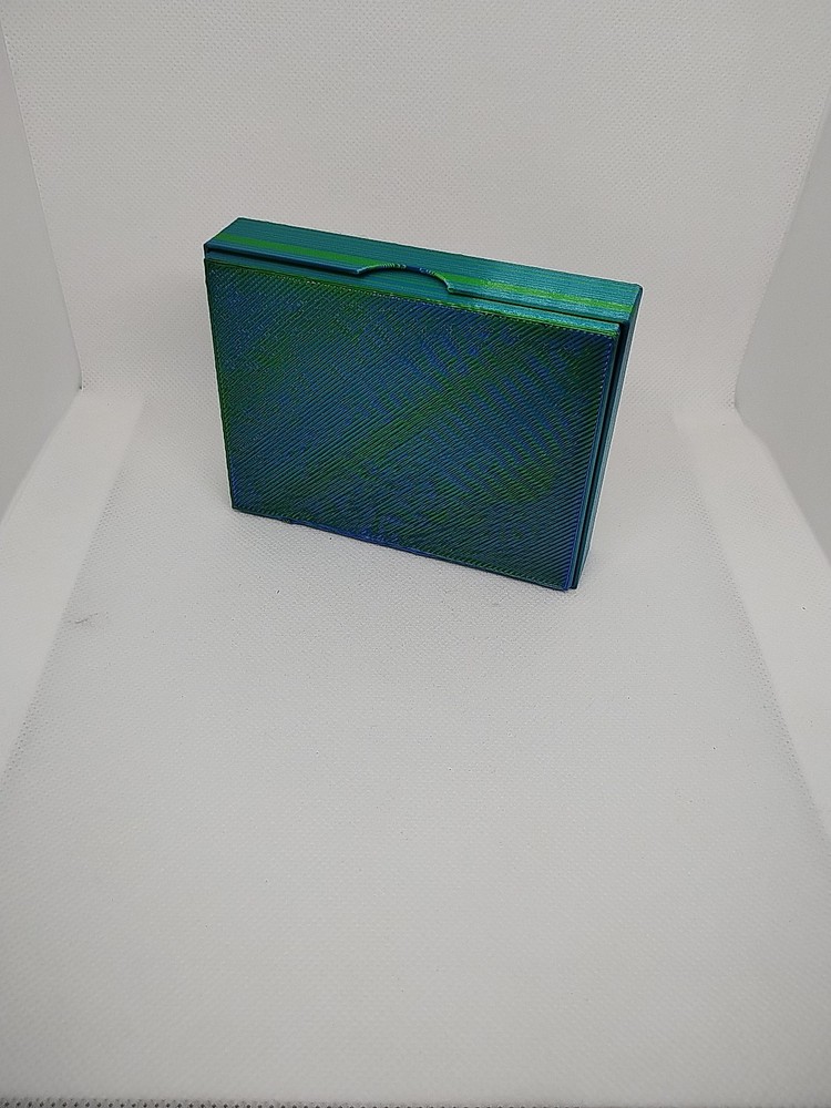 Multicolor Green Top Loader Trading Card Storage Box Display Stand Deck