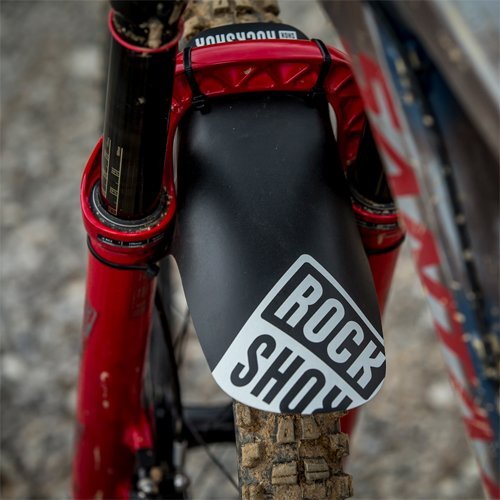 RockShox MTB Fender Front Fork Mudguard , Black/Oxy Red