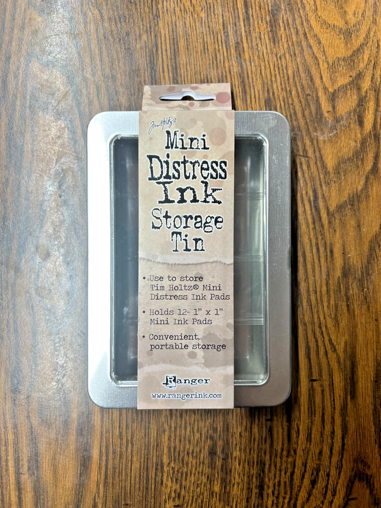 Tim Holtz Distress Mini Ink Storage Tin - Empty, TDA42013