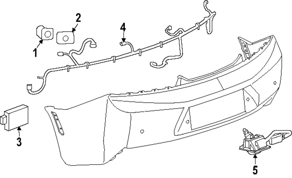 Genuine GM Rear Camera 85536893
