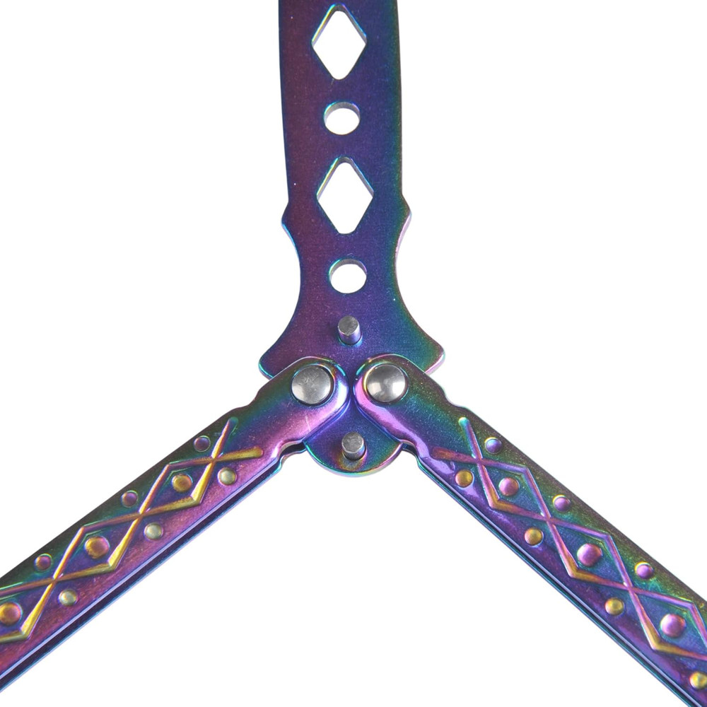 Butterfly Trainer, Unsharp-Blade Practice Training Tool Stainless Steel