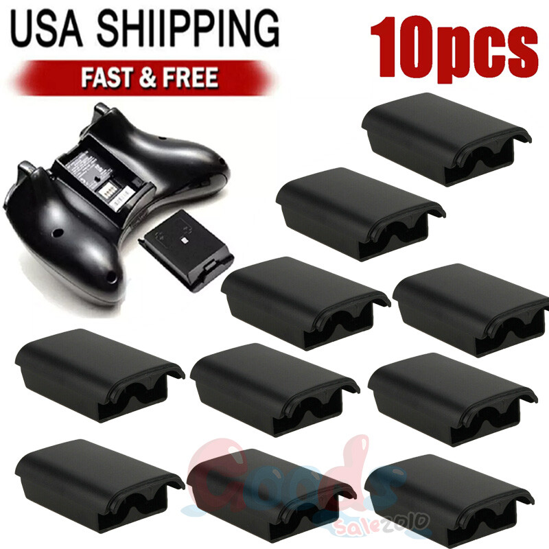 10pcs AA Battery Back Cover Case Shell Pack For Xbox 360 Wireless Controller NEW