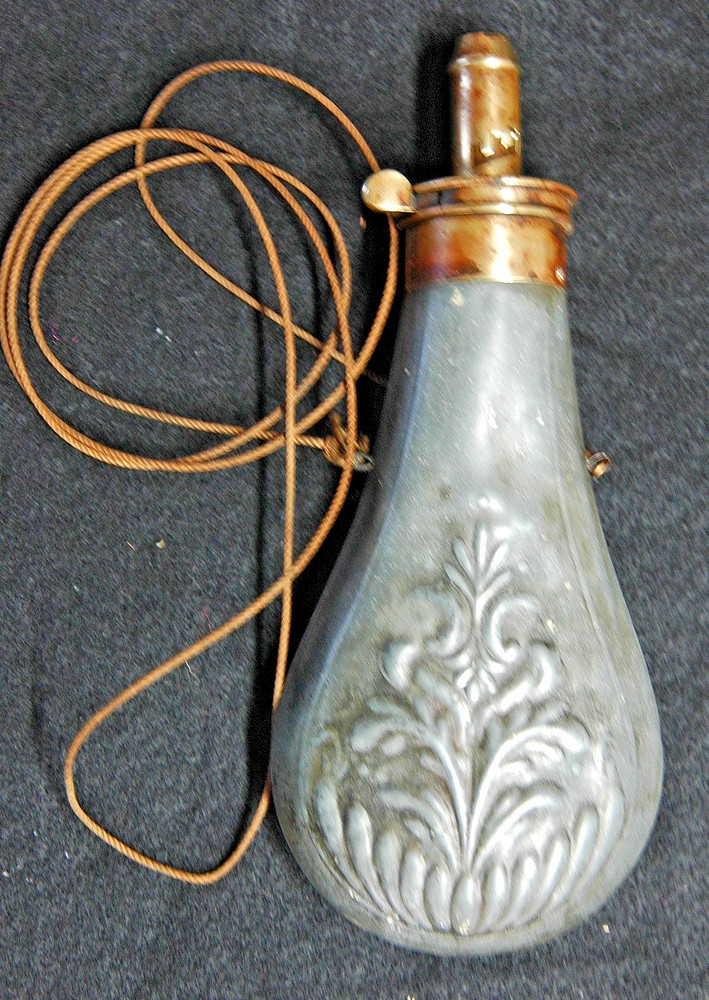 Vintage Black Powder Flask