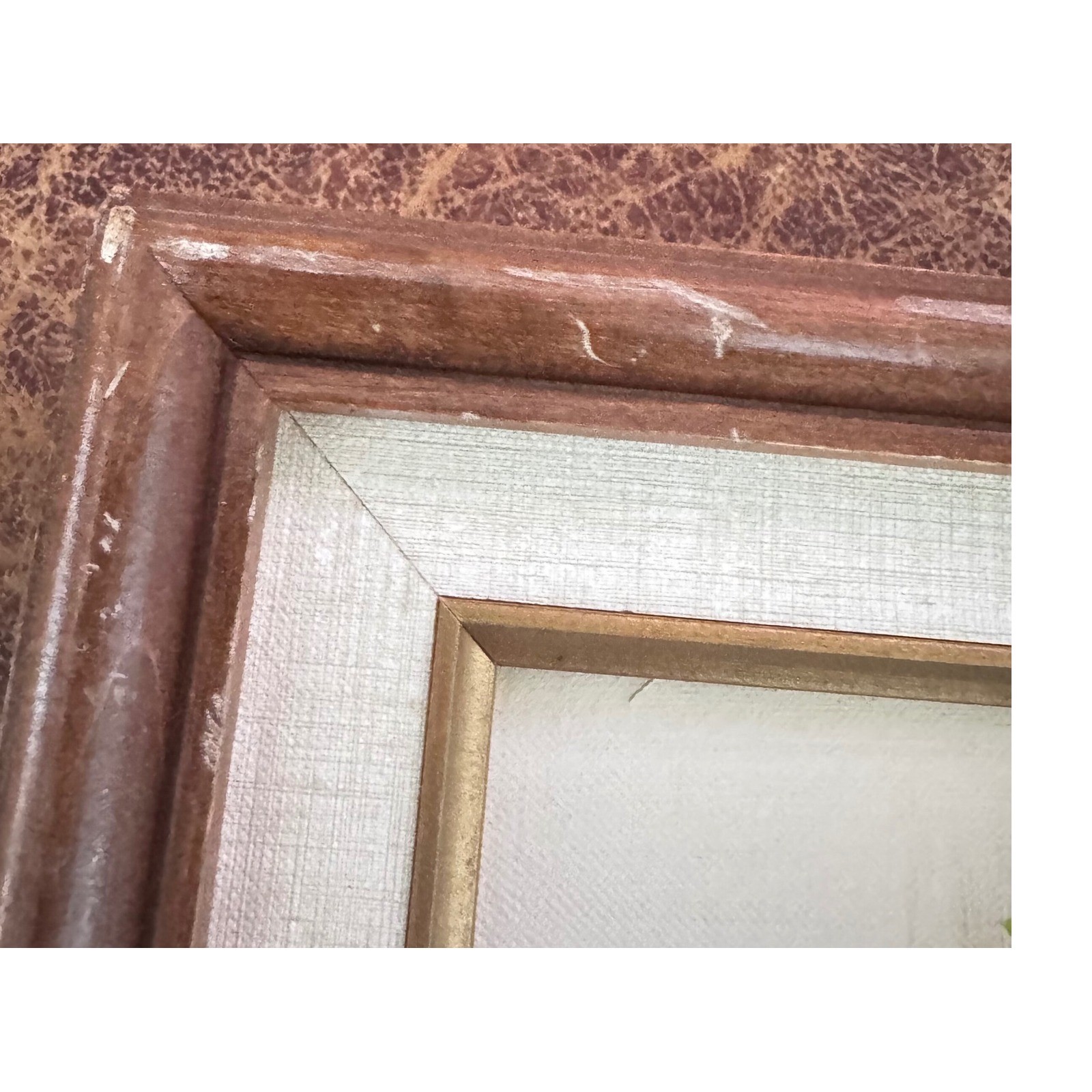 Vintage Framed Bird Floral Painting Signed Asian Art Wall Decor Nature Home '70s