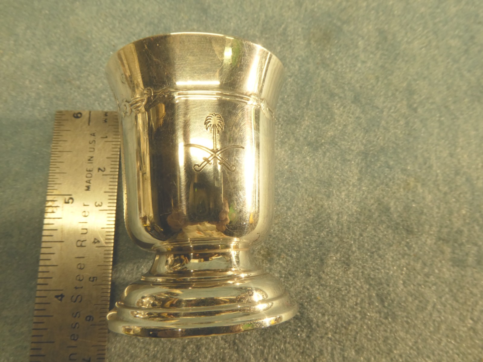 Christofle Silverplate Cup Kingdom of Saudi Arabia
