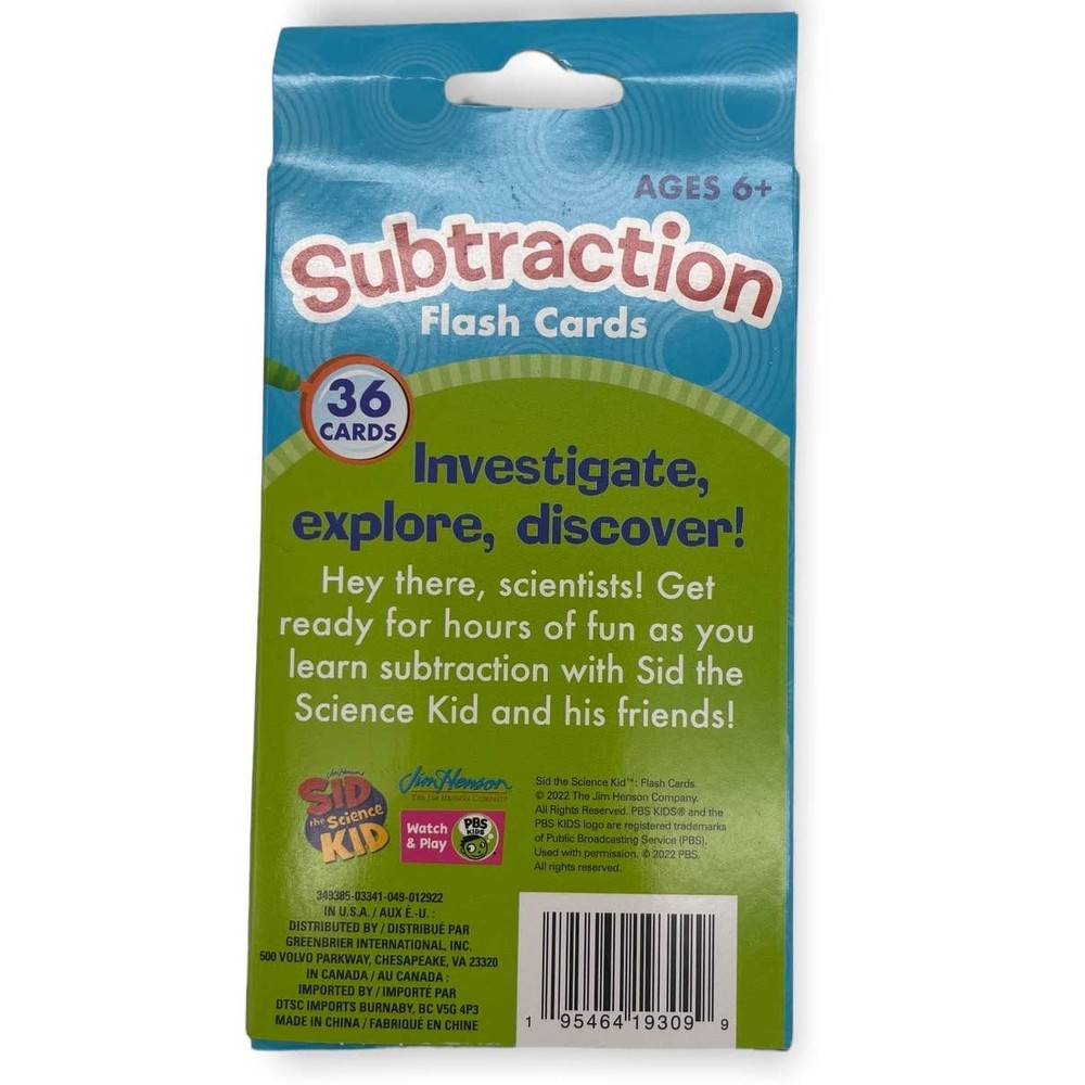 Three Sets Flashcards - Addition Subtraction Multiplication - Educational