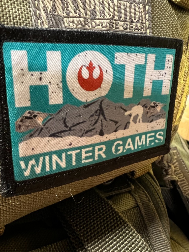 Star Wars Mos Eisley Spaceport Cantina Sign Morale Patch.