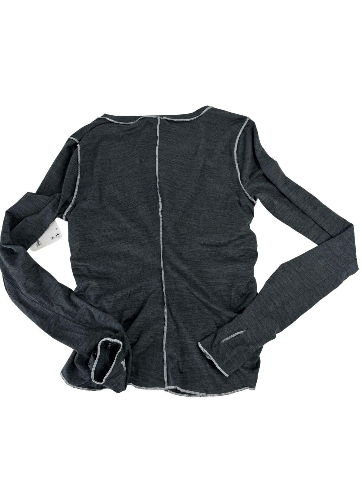 Free People FP Movement Right On Run Long Sleeve Shirt Black Size Small S