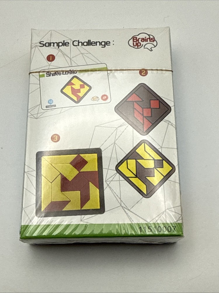 Brains Up Shape Logic Card Challenge/Game