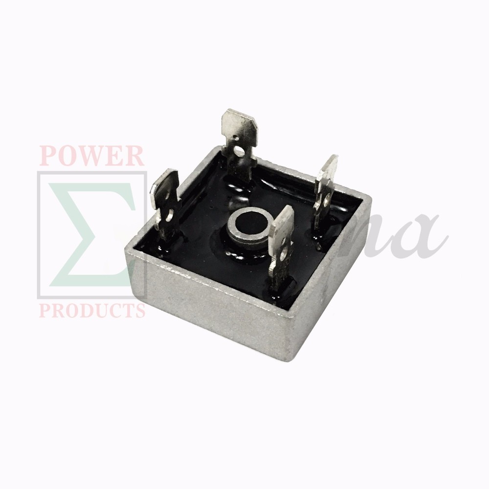 2 PCS KBPC3510 35A 1000V Single Phase Square Diode Bridge Rectifier Metal Case