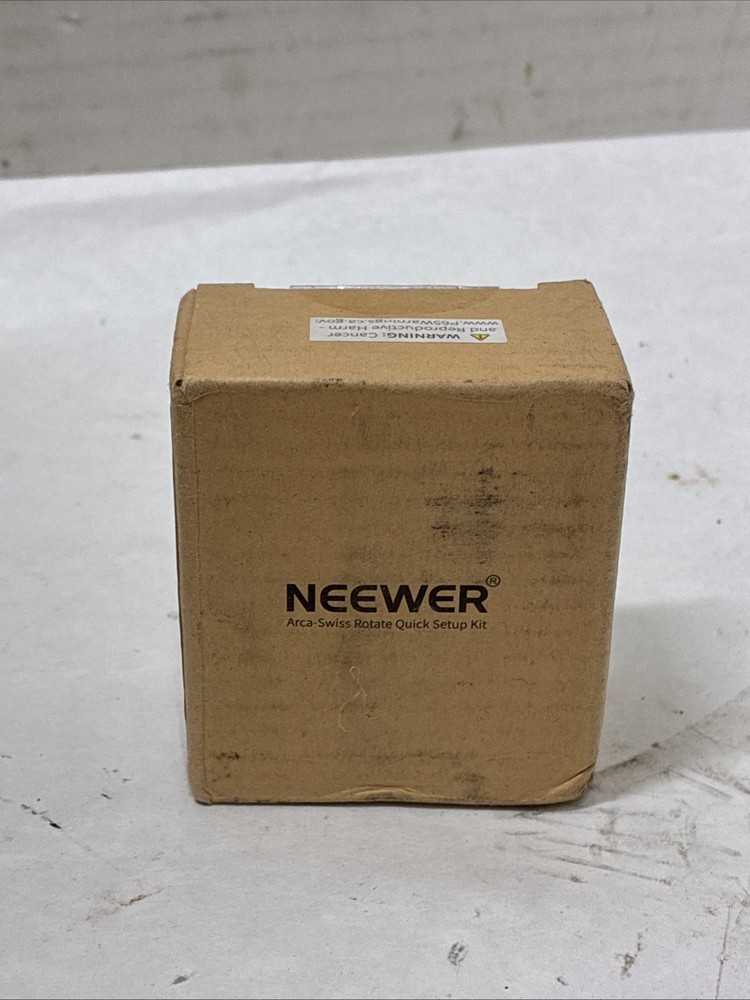 NEEWER GM34 Camera Quick Release Plate Kit with Arca Type Clamp Base