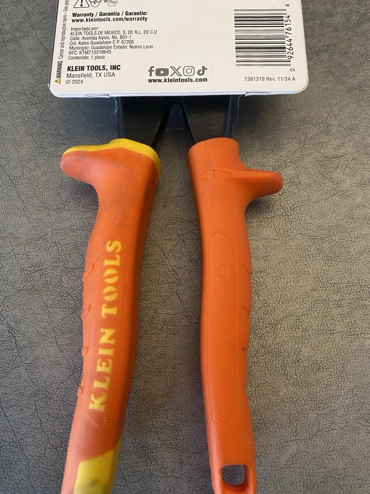 KLEIN TOOLS STRAIGHT CUTTING AVAITION SNIPS One Pair