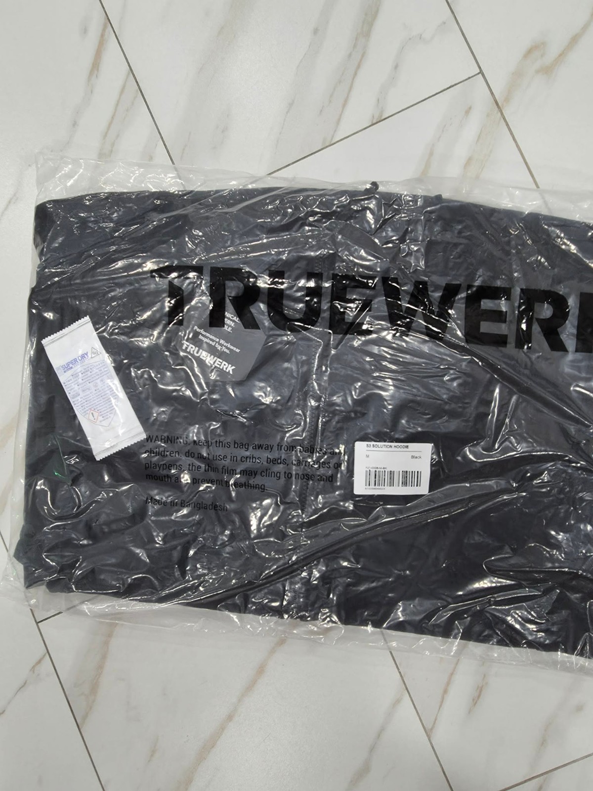 Truewerk S3 Solution Hoodie - Black - Sz Medium